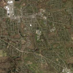 Fayetteville High Resolution Satellite Map