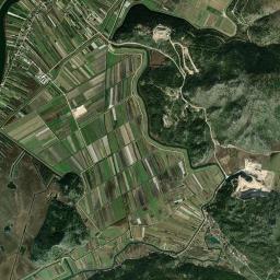 Zažablje High Resolution Satellite Map