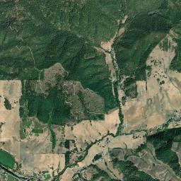 Aerial view of South Umpqua Bridge