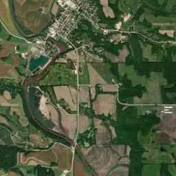 Clermont, IA locator map