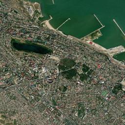 Makhachkala High Resolution Satellite Map