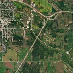 Dodgeville High Resolution Satellite Map