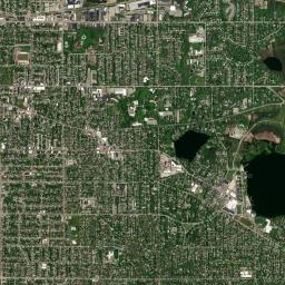 East Grand Rapids High Resolution Satellite Map