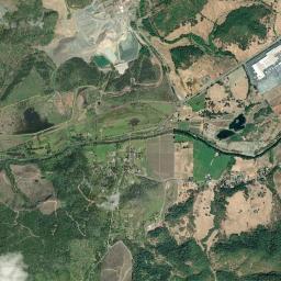 Aerial view of Nickel Mountain Mine - Riddle