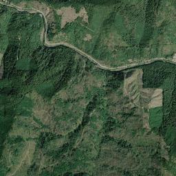 Aerial view of South Umpqua River - Rest Area