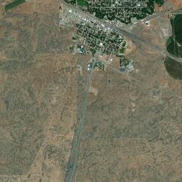 Shoshone High Resolution Satellite Map