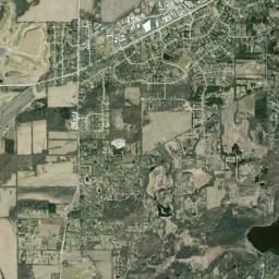 North Prairie High Resolution Satellite Map