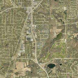 Hales Corners High Resolution Satellite Map