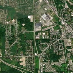 Grand Blanc High Resolution Satellite Map