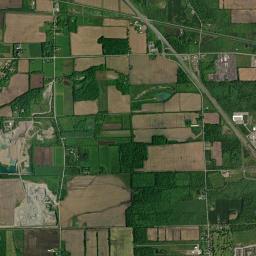 Aerial view of Ridgemount Quarry