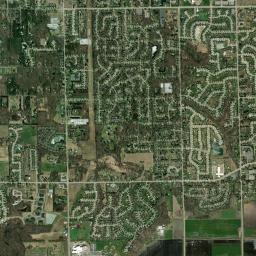 Hudsonville, MI locator map