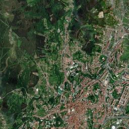 Santiago de Compostela High Resolution Satellite Map