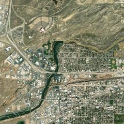 Casper High Resolution Satellite Map