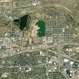 Evansville High Resolution Satellite Map