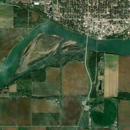 Yankton High Resolution Satellite Map
