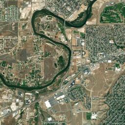 Mills High Resolution Satellite Map