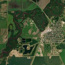 Akron High Resolution Satellite Map