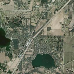 Potter Lake High Resolution Satellite Map