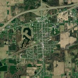 Perry High Resolution Satellite Map