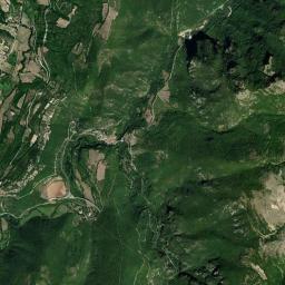 Cerreto di Spoleto High Resolution Satellite Map