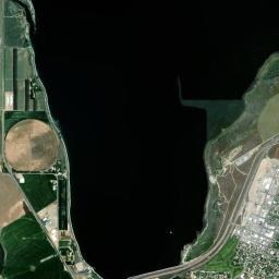 American Falls High Resolution Satellite Map