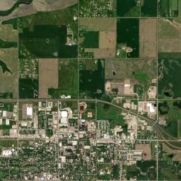 Vermillion High Resolution Satellite Map