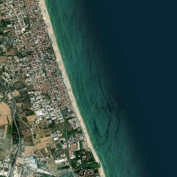 Tortoreto Lido High Resolution Satellite Map