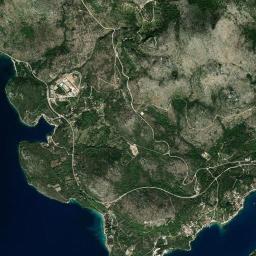 Dubrovačko primorje High Resolution Satellite Map