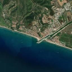 Castiglione della Pescaia High Resolution Satellite Map