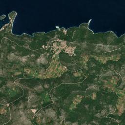 Lastovo High Resolution Satellite Map
