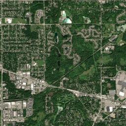 Okemos High Resolution Satellite Map