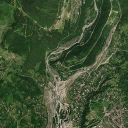 Jvari High Resolution Satellite Map