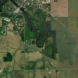 Shell Rock High Resolution Satellite Map