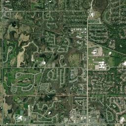 Okemos, MI locator map