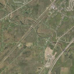 Aerial view of 18 Mile Creek