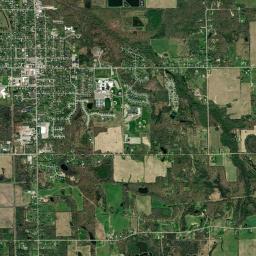 Wayland High Resolution Satellite Map