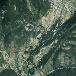 Villanúa High Resolution Satellite Map