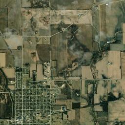 Brodhead High Resolution Satellite Map