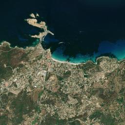 L'Île-Rousse High Resolution Satellite Map