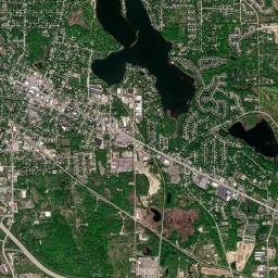 Livingston County High Resolution Satellite Map