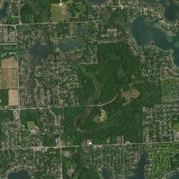 Wolverine Lake, MI locator map