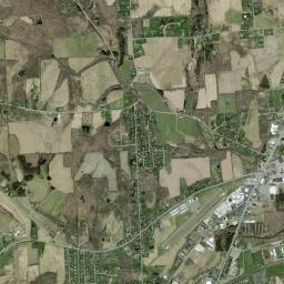 Cortland West High Resolution Satellite Map
