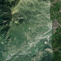 Benasque High Resolution Satellite Map