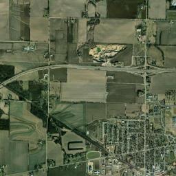 Clinton High Resolution Satellite Map