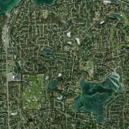 Orchard Lake High Resolution Satellite Map