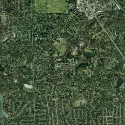 Bloomfield Hills High Resolution Satellite Map