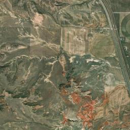 Aerial view of Glendo Red Hills