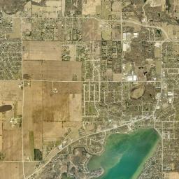 Twin Lakes High Resolution Satellite Map