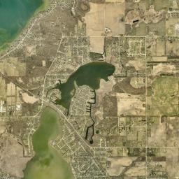 Camp Lake High Resolution Satellite Map