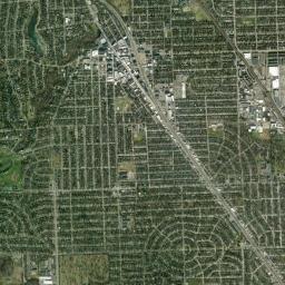 Beverly Hills High Resolution Satellite Map